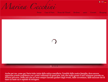Tablet Screenshot of marinacecchini.info